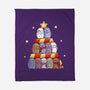 Magical Owl Tree-None-Fleece-Blanket-Vallina84