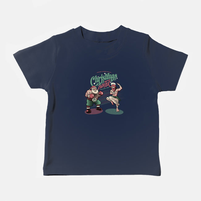 Holidays Fighting-Baby-Basic-Tee-tobefonseca