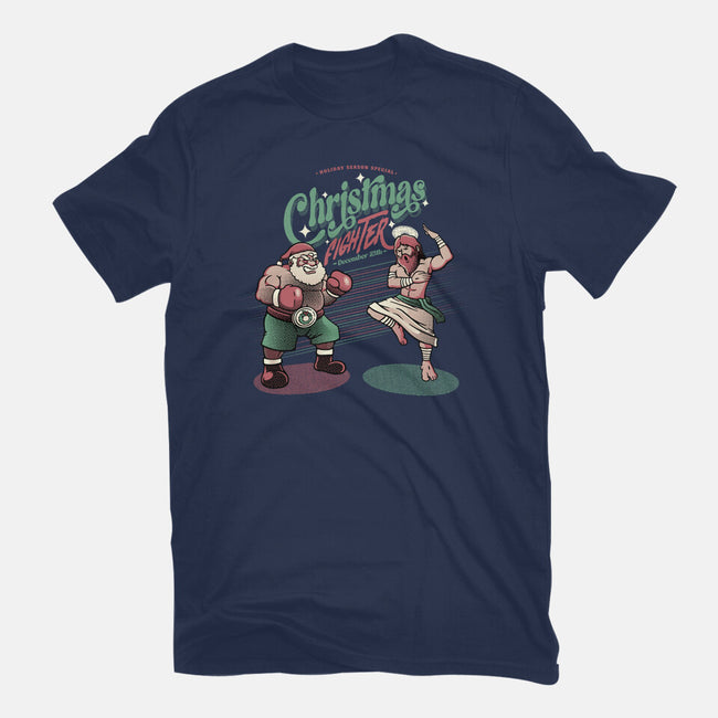 Holidays Fighting-Womens-Fitted-Tee-tobefonseca