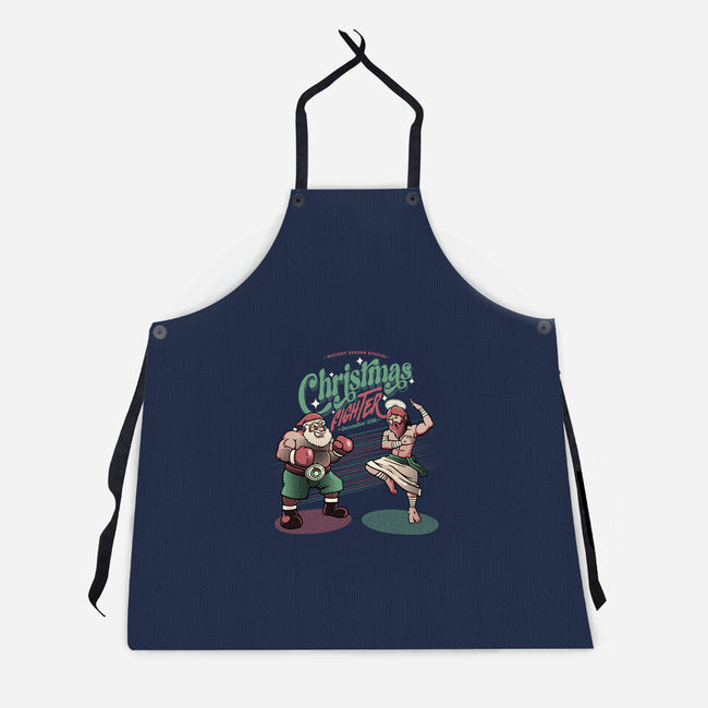 Holidays Fighting-Unisex-Kitchen-Apron-tobefonseca