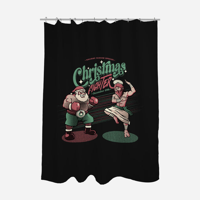 Holidays Fighting-None-Polyester-Shower Curtain-tobefonseca