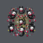 Creepy Xmas Kittens-Womens-Basic-Tee-Vallina84