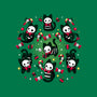 Creepy Xmas Kittens-Womens-Basic-Tee-Vallina84