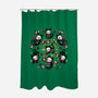 Creepy Xmas Kittens-None-Polyester-Shower Curtain-Vallina84