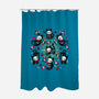 Creepy Xmas Kittens-None-Polyester-Shower Curtain-Vallina84