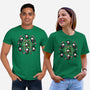 Creepy Xmas Kittens-Unisex-Basic-Tee-Vallina84