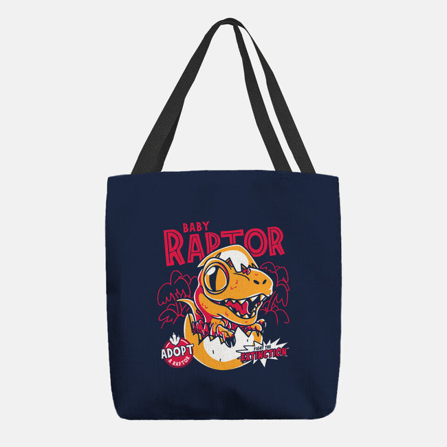 Baby Raptor-None-Basic Tote-Bag-estudiofitas