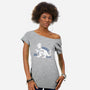 Icy Emergency-Womens-Off Shoulder-Tee-Wheels