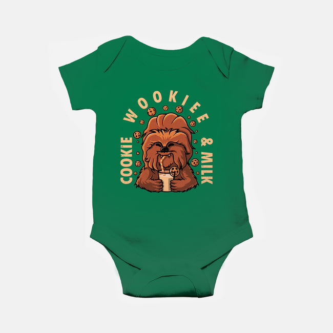 Cookie Wookee And Milk-Baby-Basic-Onesie-erion_designs