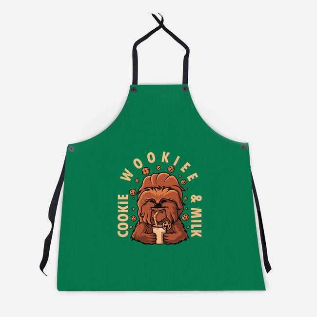 Cookie Wookee And Milk-Unisex-Kitchen-Apron-erion_designs