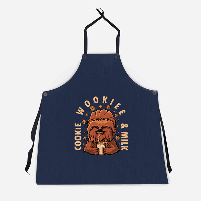 Cookie Wookee And Milk-Unisex-Kitchen-Apron-erion_designs