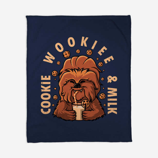 Cookie Wookee And Milk-None-Fleece-Blanket-erion_designs