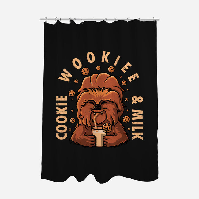 Cookie Wookee And Milk-None-Polyester-Shower Curtain-erion_designs