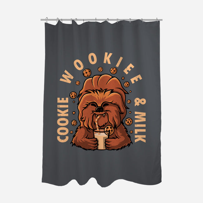 Cookie Wookee And Milk-None-Polyester-Shower Curtain-erion_designs