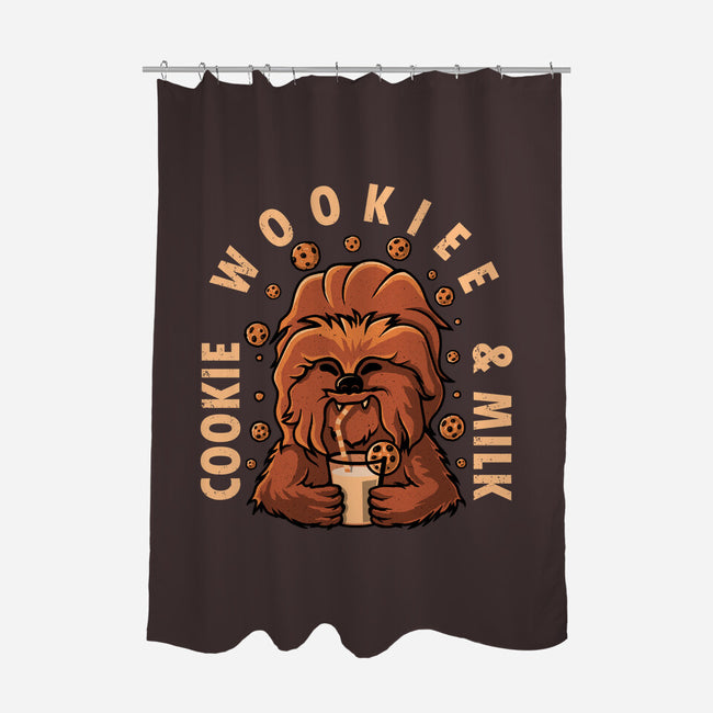 Cookie Wookee And Milk-None-Polyester-Shower Curtain-erion_designs