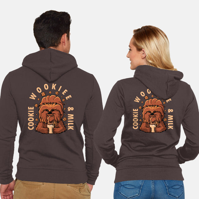 Cookie Wookee And Milk-Unisex-Zip-Up-Sweatshirt-erion_designs