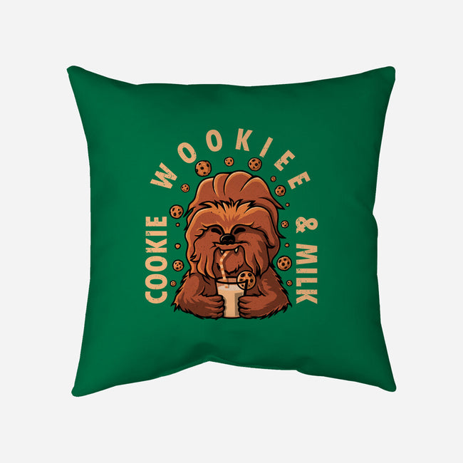 Cookie Wookee And Milk-None-Removable Cover-Throw Pillow-erion_designs