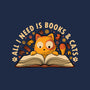 All I Need Is Books And Cats-Womens-V-Neck-Tee-erion_designs