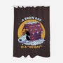 Beagle Cozy Winter-None-Polyester-Shower Curtain-Studio Mootant