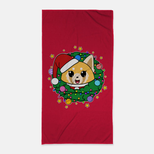 An Aggressively Merry Christmas-None-Beach-Towel-Alexhefe