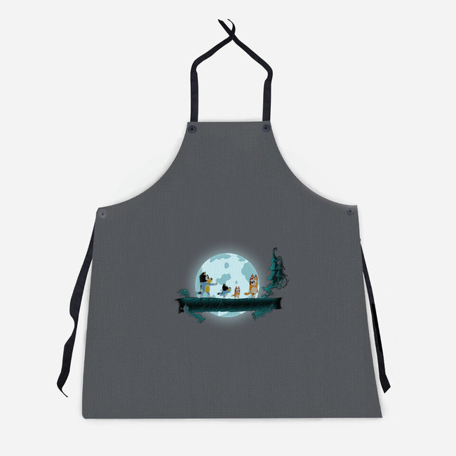 Bluey Matata-Unisex-Kitchen-Apron-MaxoArt