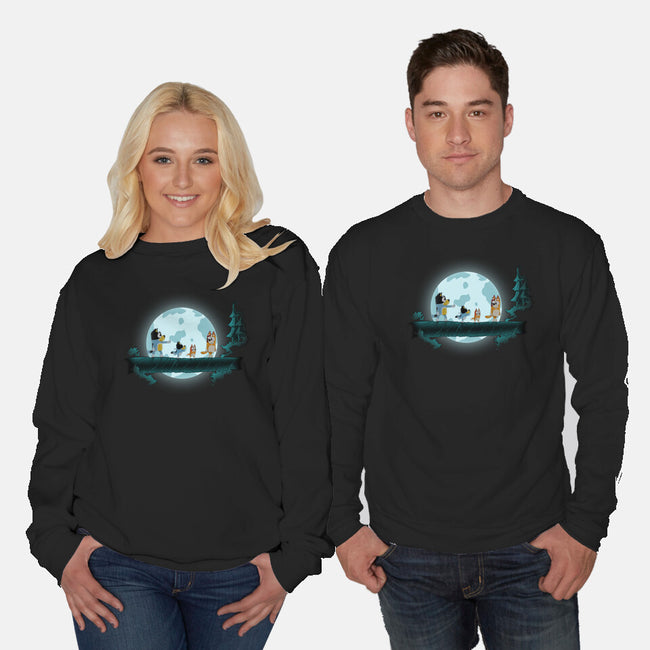 Bluey Matata-Unisex-Crew Neck-Sweatshirt-MaxoArt