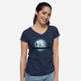 Bluey Matata-Womens-V-Neck-Tee-MaxoArt