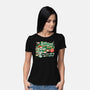 The Buddy Droid-Womens-Basic-Tee-Wheels