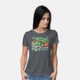 The Buddy Droid-Womens-Basic-Tee-Wheels