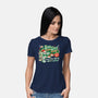 The Buddy Droid-Womens-Basic-Tee-Wheels