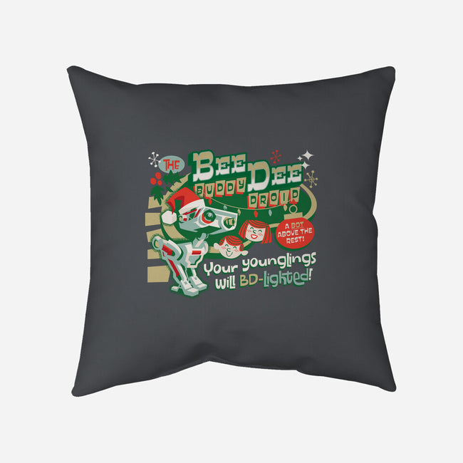 The Buddy Droid-None-Removable Cover-Throw Pillow-Wheels