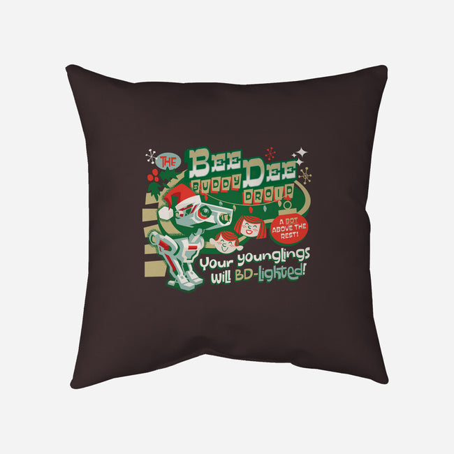 The Buddy Droid-None-Removable Cover-Throw Pillow-Wheels