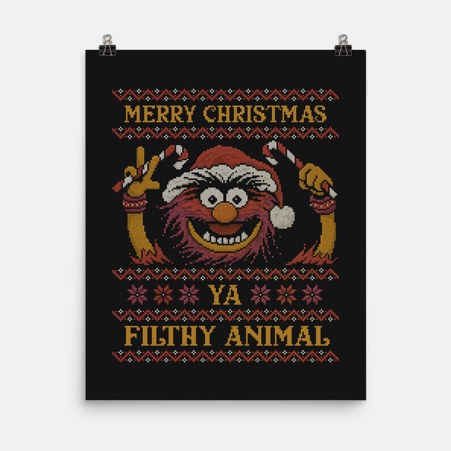 Ya Filthy Animal-None-Matte-Poster-kg07