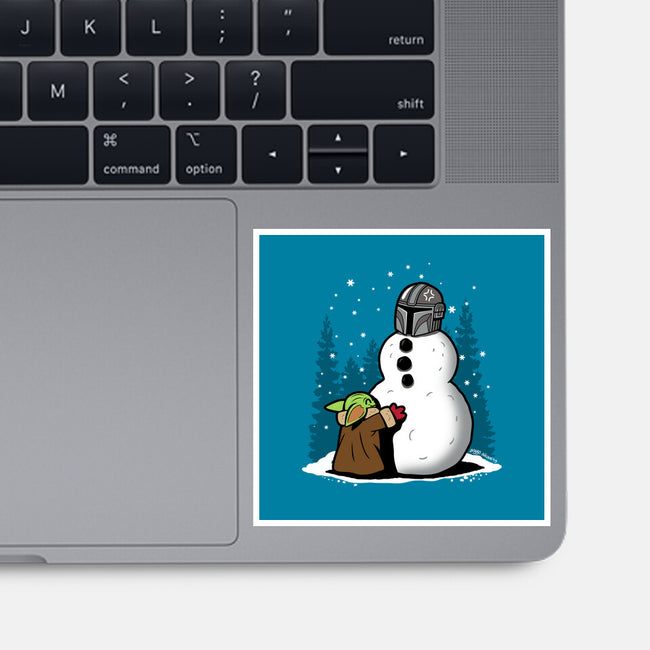 The Best Snowman In The Parsec-None-Glossy-Sticker-Boggs Nicolas