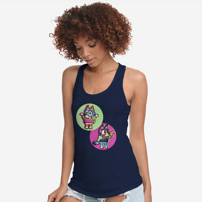 Pool Game-Womens-Racerback-Tank-nickzzarto