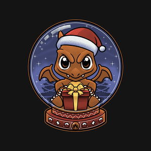 Snow Globe Fire Dragon