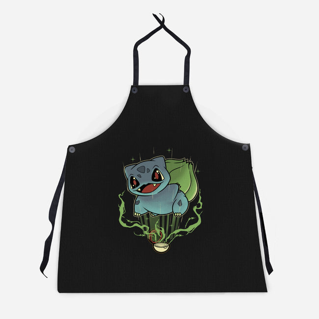 Summoning Grass Toad-Unisex-Kitchen-Apron-Astrobot Invention