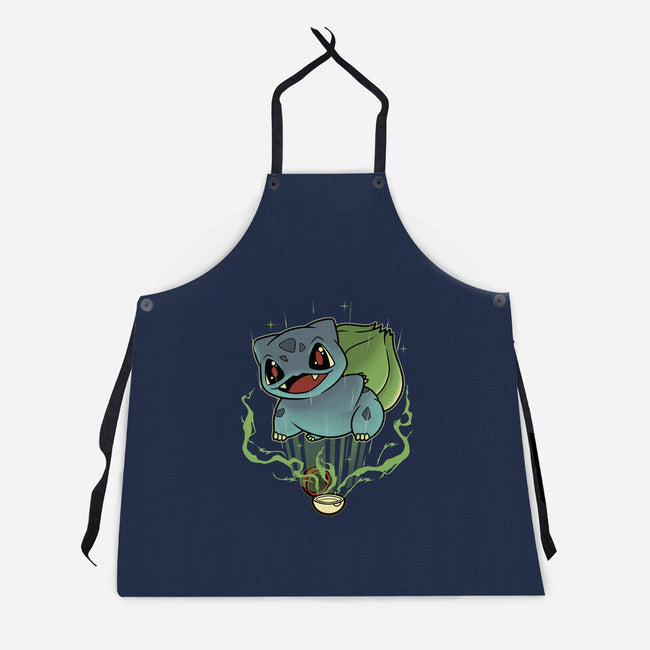 Summoning Grass Toad-Unisex-Kitchen-Apron-Astrobot Invention