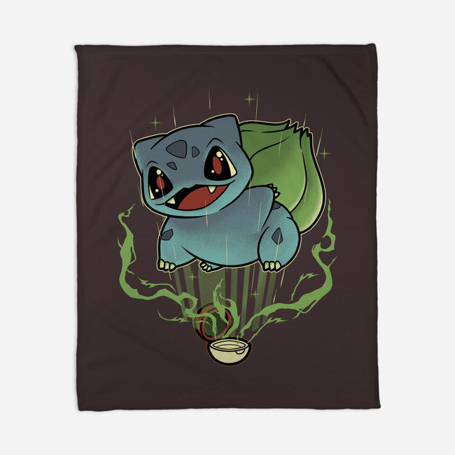 Summoning Grass Toad-None-Fleece-Blanket-Astrobot Invention