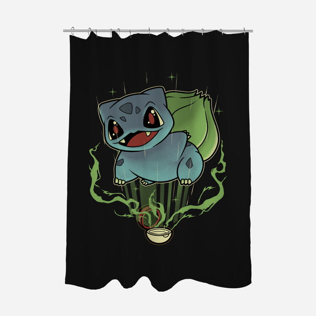 Summoning Grass Toad-None-Polyester-Shower Curtain-Astrobot Invention