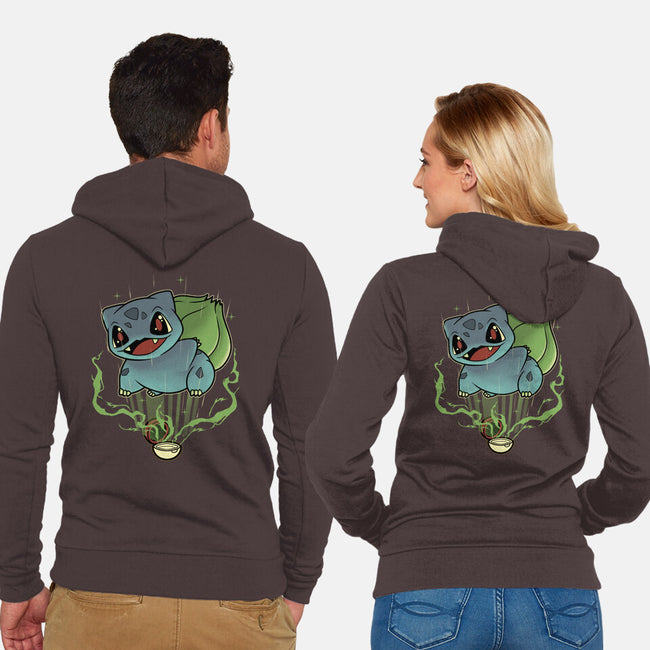 Summoning Grass Toad-Unisex-Zip-Up-Sweatshirt-Astrobot Invention