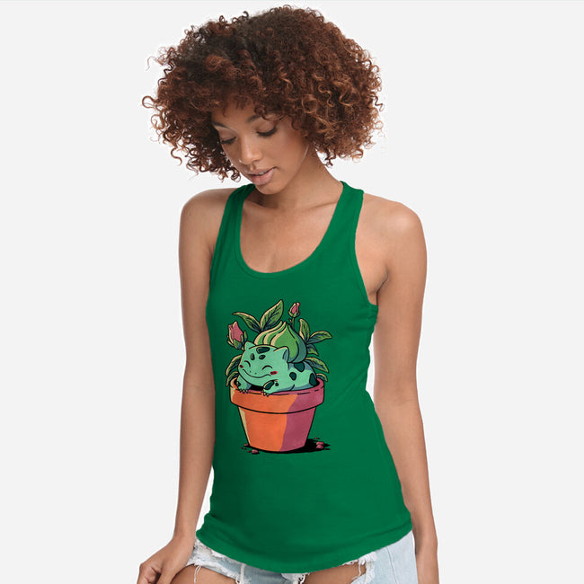 Plant Creature-Womens-Racerback-Tank-fanfreak1