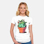 Plant Creature-Womens-Fitted-Tee-fanfreak1