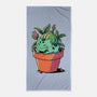 Plant Creature-None-Beach-Towel-fanfreak1