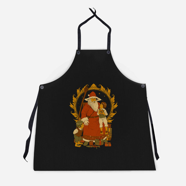 Santalf Claus-Unisex-Kitchen-Apron-Hafaell