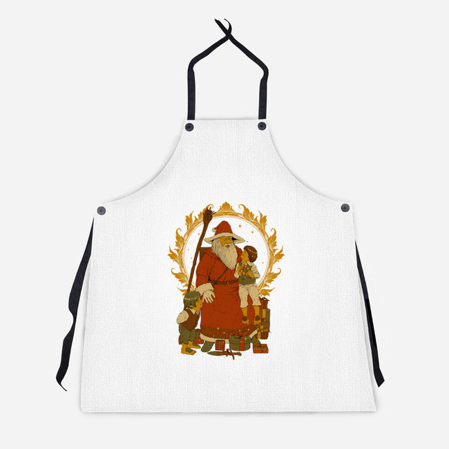 Santalf Claus-Unisex-Kitchen-Apron-Hafaell