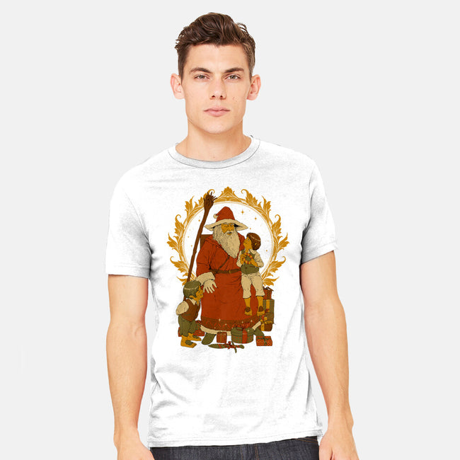 Santalf Claus-Mens-Heavyweight-Tee-Hafaell