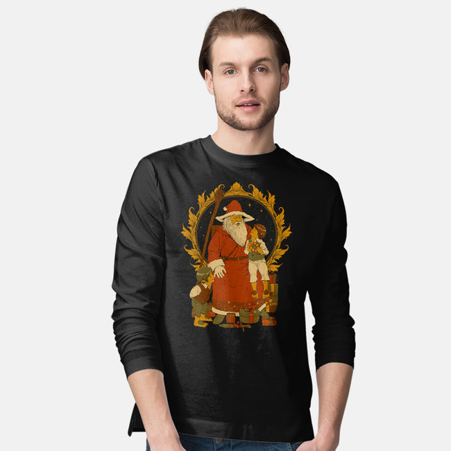 Santalf Claus-Mens-Long Sleeved-Tee-Hafaell