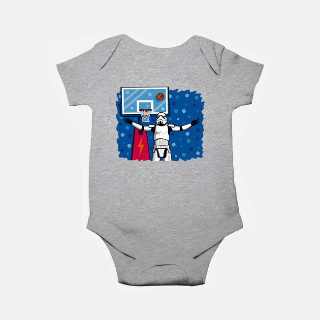 No Look Shot-Baby-Basic-Onesie-Raffiti