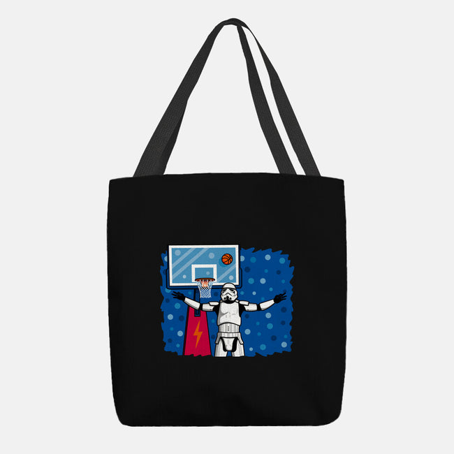 No Look Shot-None-Basic Tote-Bag-Raffiti